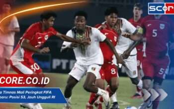 Data Timnas Mali Peringkat FIFA Terbaru: Posisi 53, Jauh Ungguli RI