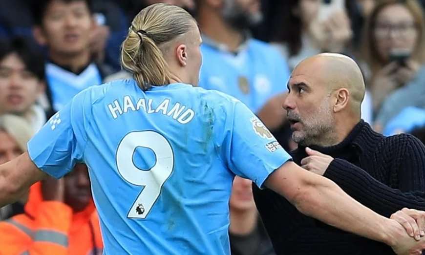 Guardiola Sebut Haaland Mesin Gol Krusial Selevel Messi