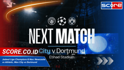 Jadwal Liga Champions Kamis 6 November 2025