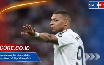 Kylian Mbappe Pecahkan Rekor Thierry Henry di Liga Champions UEFA 2025