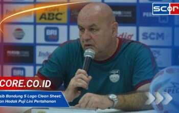 Persib Bandung 5 Laga Clean Sheet: Bojan Hodak Puji Lini Pertahanan