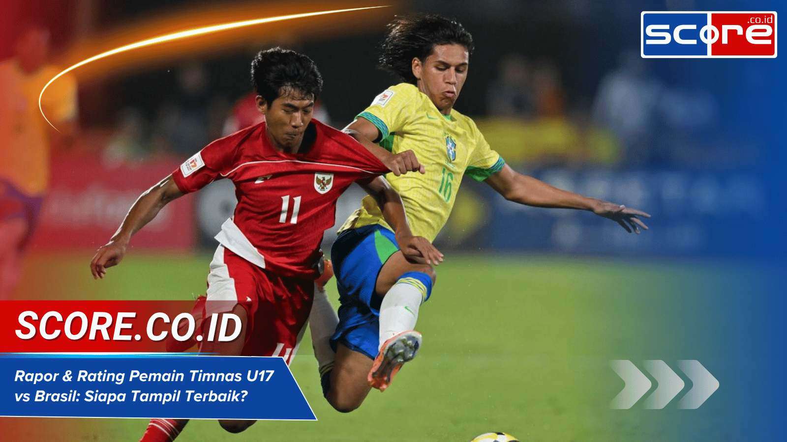 Rapor & Rating Pemain Timnas U17 vs Brasil Siapa Tampil Terbaik