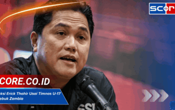 Reaksi Erick Thohir Setelah Indonesia Kalah Zambia di Piala Dunia U-17