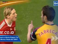 Sejarah Arsenal vs Slavia Prague 7-0: Mengenang Momen Pesta Gol 2007