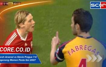 Sejarah Arsenal vs Slavia Prague 7-0: Mengenang Momen Pesta Gol 2007