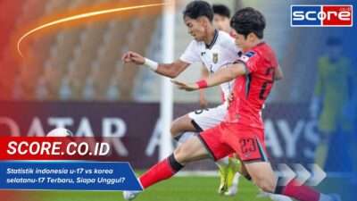 Statistik indonesia u-17 vs korea selatan u-17 Terbaru, Siapa Unggul