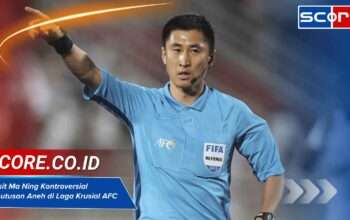 Wasit Ma Ning Kontroversial Keputusan Aneh di Laga Krusial AFC 2025