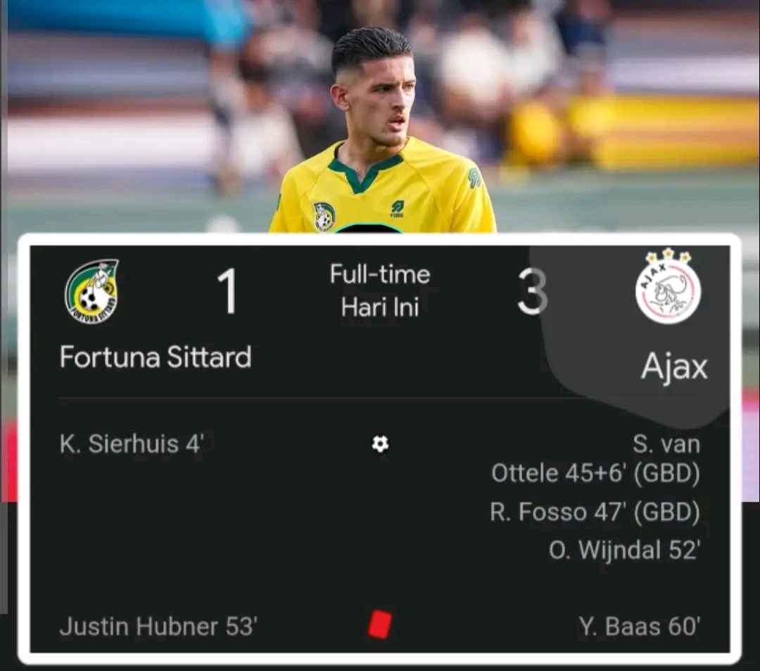 Statistik Justin Hubner di Fortuna Sittard, Pelatih Sebut Dia Pemain Paling Bodoh