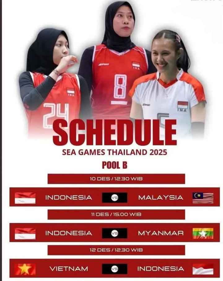 Jadwal Voli Putri di SEA Games 2025: Megawati Hangestri Siap Jadi Kapten