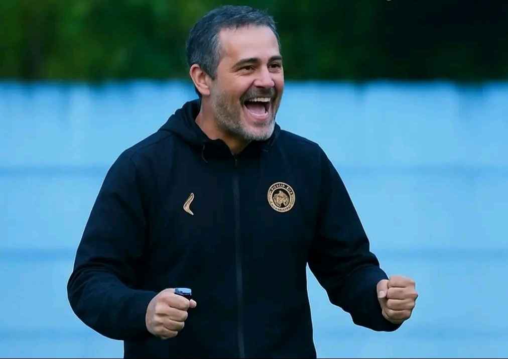 Marcos Santos Konferensi Pers jelang Arema FC Lawan Madura United