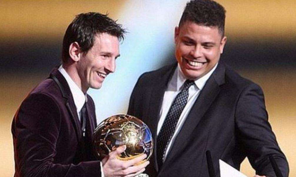 Alasan Ronaldo Nazario memilih Messi terbaik dunia.