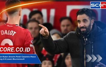 Alasan Ruben Amorim Parkir Casemiro Pasca Imbang 4-4 Lawan Bournemouth