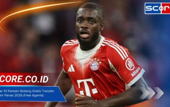 Daftar 10 Pemain Bintang Gratis Transfer Musim Panas 2026 (Free Agents)