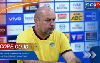 Formasi Persib tanpa Wiliam Marcilio: Strategi Bojan Hodak Hadapi Rival