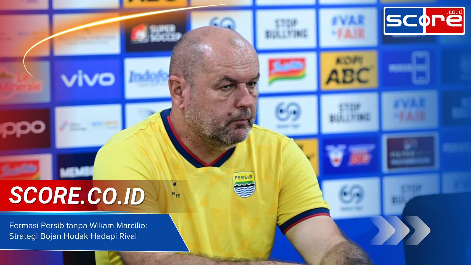 Formasi Persib tanpa Wiliam Marcilio: Strategi Bojan Hodak Hadapi Rival