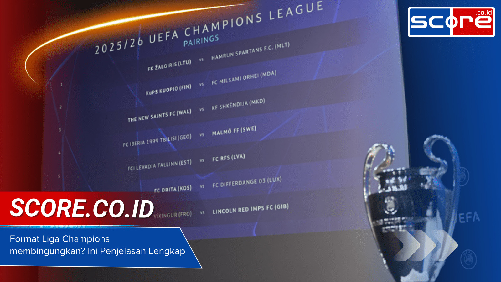 Format Liga Champions membingungkan? Ini Penjelasan Lengkap Fase Liga & Play-off 2025/26
