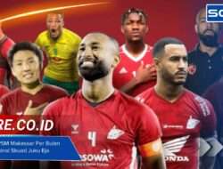 Gaji Pemain PSM Makassar Per Bulan Bocoran Nominal Skuad Juku Eja