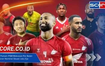 Gaji Pemain PSM Makassar Per Bulan Bocoran Nominal Skuad Juku Eja