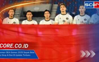 Klasemen SEA Games 2025 Sepak Bola Putra Grup A Dan B Update Terbaru