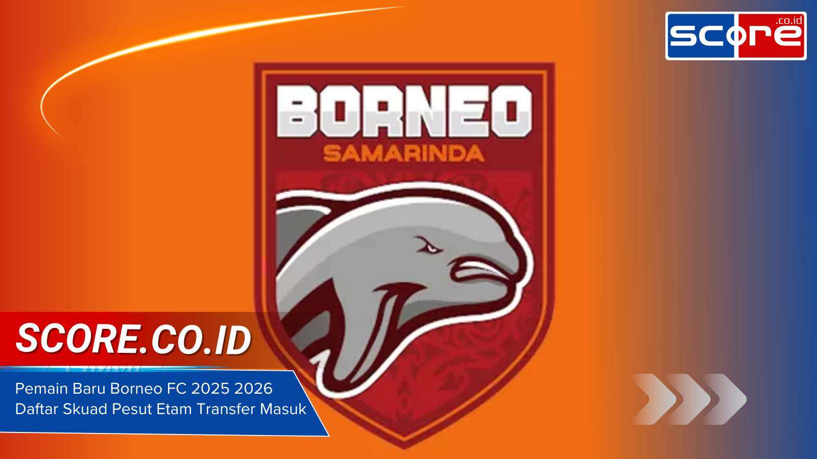 Pemain Baru Borneo FC 2025 2026  Daftar Skuad Pesut Etam Transfer Masuk