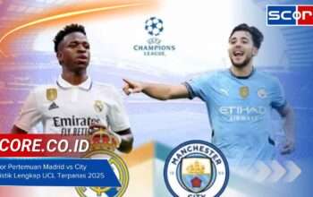 Rekor Pertemuan Madrid vs City Statistik Lengkap UCL Terpanas 2025